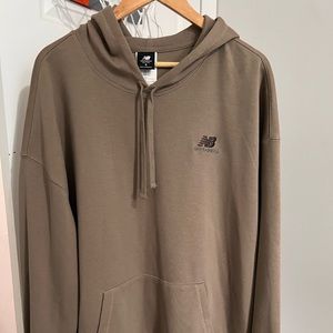 New Balance Beige/Brown Hoodie. Brand New.
